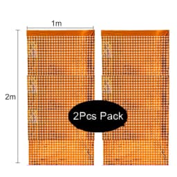 2 Pack Party Glitter Curtain Backdrop Decorations Silver Rose Gold Laser Party Curtain for Birthday Wedding Party Background