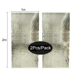 2 Pack Party Glitter Curtain Backdrop Decorations Silver Rose Gold Laser Party Curtain for Birthday Wedding Party Background