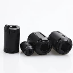 3.5mm 5mm 7mm 9mm 11mm 13mm Black NI-ZN Anti-Jamming Toroidal Clip-on Clamp RFI EMI Noise Magnetic Filter Cable Ferrite Core