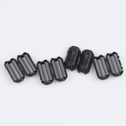 3.5mm 5mm 7mm 9mm 11mm 13mm Black NI-ZN Anti-Jamming Toroidal Clip-on Clamp RFI EMI Noise Magnetic Filter Cable Ferrite Core
