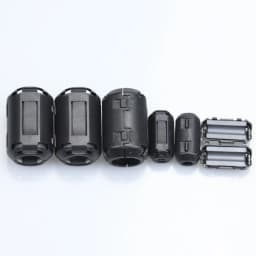 3.5mm 5mm 7mm 9mm 11mm 13mm Black NI-ZN Anti-Jamming Toroidal Clip-on Clamp RFI EMI Noise Magnetic Filter Cable Ferrite Core