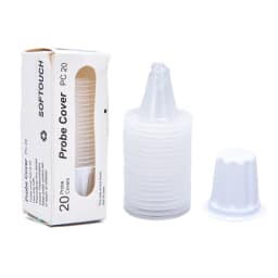 20 Pcs Ear Thermometer Cover Lens Filters Probe Cover Caps For Braun Thermoscan 7.6*3*2.8mm