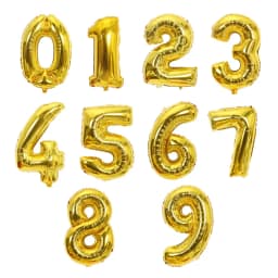16 32 40 Inch Air Number Large Figures Foil Balloons Happy Birthday Wedding Party Decorations Baby Shower Globos