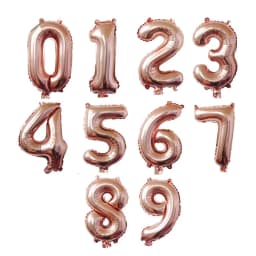 16 32 40 Inch Air Number Large Figures Foil Balloons Happy Birthday Wedding Party Decorations Baby Shower Globos