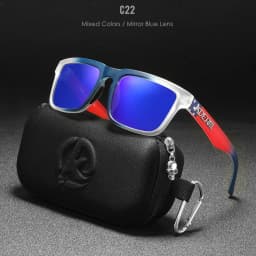 KDEAM Classic Square Sunglasses Men Women Category 3 Polarized Sun Glasses Unique Frame Surface Eyewear With Case Box KD332