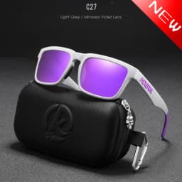 KDEAM Classic Square Sunglasses Men Women Category 3 Polarized Sun Glasses Unique Frame Surface Eyewear With Case Box KD332