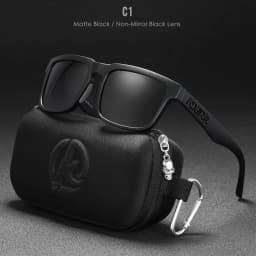 KDEAM Classic Square Sunglasses Men Women Category 3 Polarized Sun Glasses Unique Frame Surface Eyewear With Case Box KD332