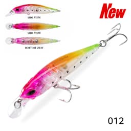D1 Suspending Minnow Fishing Lure 65mm 5g 77mm 8.4g Hover Fry Wobblers Hard Bait Jerkbait Fishing Tackle For Bass Pike