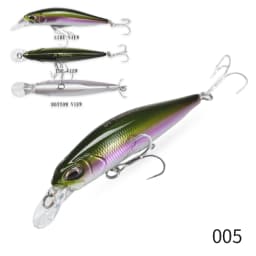 D1 Suspending Minnow Fishing Lure 65mm 5g 77mm 8.4g Hover Fry Wobblers Hard Bait Jerkbait Fishing Tackle For Bass Pike