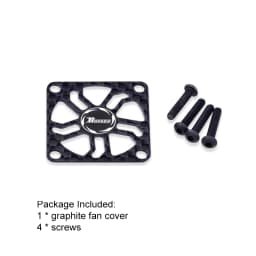 Rocket Carbon Cooling Fan Cover 40x40MM 30x30MM RC Motor / Electric Regulating Fan Protection Cover