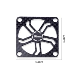 Rocket Carbon Cooling Fan Cover 40x40MM 30x30MM RC Motor / Electric Regulating Fan Protection Cover