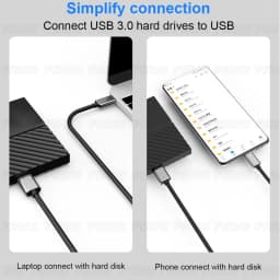 Type C to Micro B Cable USB-C to Micro B Hard Disk Extender Cable For Macbook Hard Drive Disk HDD SSD Case USB Type C Micro B Ca