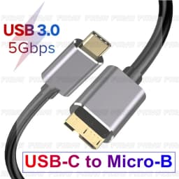 Type C to Micro B Cable USB-C to Micro B Hard Disk Extender Cable For Macbook Hard Drive Disk HDD SSD Case USB Type C Micro B Ca