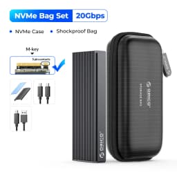 ORICO M2 SSD Case NVMe USB Type C Gen2 10Gbps PCIe SSD Case M2 SATA NGFF 5Gbps M.2 NVME Enclosure Disk Box M.2 SSD Case