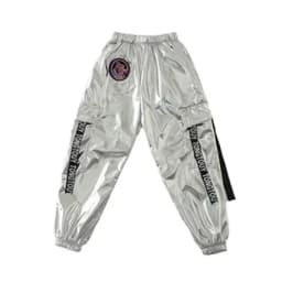 Hip Hop Boys Silver Jacket Girls Jazz Jogger Pants Street Dance Mini Skirt Clothes Sets Kids Sequin Costumes Child Streetwear