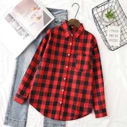 Brand Casual Women's Plaid Shirt 2025 Autumn New Boutique Ladies Loose Blouse and Tops Female Long Sleeve Blouses Clothes