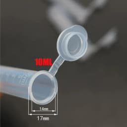 10pc 2/4/5 / 10ML Laboratory Supplies Sample Transparent Micro Plastic Centrifuge Tube Test Tube Snap Laboratory Container PE