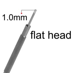 0.6-2.0mm Precision Screwdriver Watch Jewelry Repair Tool Set Stainless Steel Flat Cross Screwdrivers for Watchmaker Jeweler