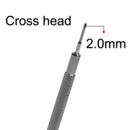 0.6-2.0mm Precision Screwdriver Watch Jewelry Repair Tool Set Stainless Steel Flat Cross Screwdrivers for Watchmaker Jeweler
