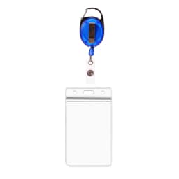 Transparent Card Holder Nurse Retractable Badge Reel Clip Business Card Holde Work Lanyard ID Name Card Cover Case Accessories