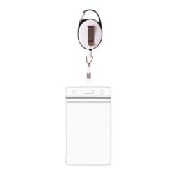 Transparent Card Holder Nurse Retractable Badge Reel Clip Business Card Holde Work Lanyard ID Name Card Cover Case Accessories