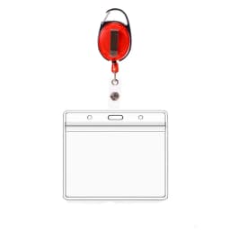 Transparent Card Holder Nurse Retractable Badge Reel Clip Business Card Holde Work Lanyard ID Name Card Cover Case Accessories