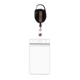 Transparent Card Holder Nurse Retractable Badge Reel Clip Business Card Holde Work Lanyard ID Name Card Cover Case Accessories