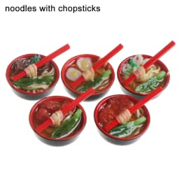 1 Pcs Random Miniature Dollhouse Chinese Rice Pastry casserole noodles dessert kitchen toy Fake Food toy Dollhouse Decoration