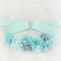 Wedding Accessories Bridal Wedding Belts Bridesmaid Sash Floral Belt Satin Flower Sash Woman Girl Sash Belt Wedding Sashes Belt