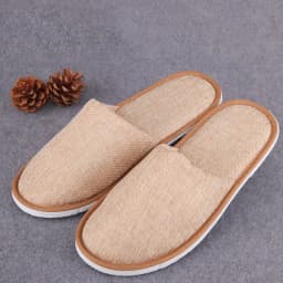 New Casual Unisex Indoor Home Slippers Cotton linen Soft Slippers Autumn Winter Flip Slops Women Men Linen Slides Slippers