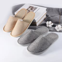 New Casual Unisex Indoor Home Slippers Cotton linen Soft Slippers Autumn Winter Flip Slops Women Men Linen Slides Slippers