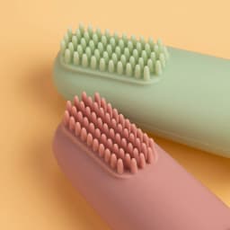 3Pcs Baby Silicone Finger Toothbrush Children Teeth Clear Massage Soft Infant Rubber Cleaning Brush Kid Dental Care Toothbrush