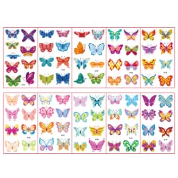 10 Sheets/Set Animal Dinosaur Space Watch Children's Tattoo Stickers Face Arm Body Waterproof Temporary Tattoo for Kids Gift