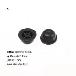 10pcs New 13 Styles DIY Craft Black Bag Replacement Luggage Feet Pads Suitcase Stand Feet Plastic Stud