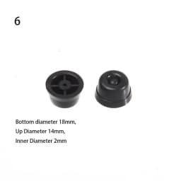 10pcs New 13 Styles DIY Craft Black Bag Replacement Luggage Feet Pads Suitcase Stand Feet Plastic Stud