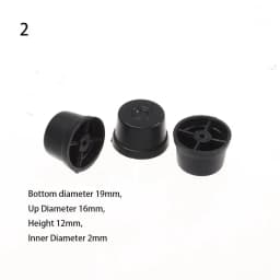 10pcs New 13 Styles DIY Craft Black Bag Replacement Luggage Feet Pads Suitcase Stand Feet Plastic Stud