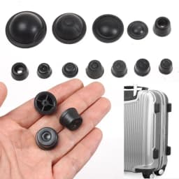 10pcs New 13 Styles DIY Craft Black Bag Replacement Luggage Feet Pads Suitcase Stand Feet Plastic Stud