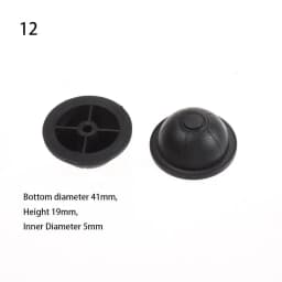 10pcs New 13 Styles DIY Craft Black Bag Replacement Luggage Feet Pads Suitcase Stand Feet Plastic Stud