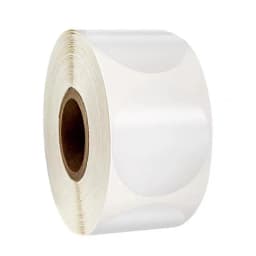 500Pcs Roll Transparent Self-adhesive Sealing Stickers 2CM2.5CM3CM3.8CM5CM Round Transparent Gift Packaging Seal Labels