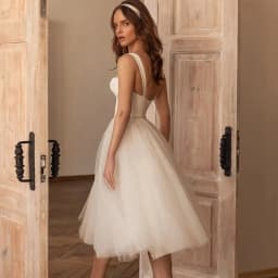 LoveDress Sexy A-Line Sweetheart Short Wedding Dress 2026 Backless Tulle Bride Gown Sleeveless Zipper Real Photos Customized