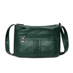 Fashion All-match Solid Color Messenger Bag High Capacity Womens Shoulder Bags 2021 New High Quality Pu Leather Women Handbag