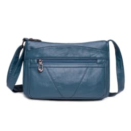 Fashion All-match Solid Color Messenger Bag High Capacity Womens Shoulder Bags 2021 New High Quality Pu Leather Women Handbag