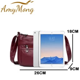 Fashion All-match Solid Color Messenger Bag High Capacity Womens Shoulder Bags 2021 New High Quality Pu Leather Women Handbag