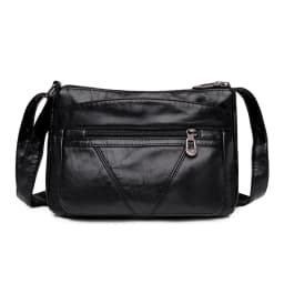 Fashion All-match Solid Color Messenger Bag High Capacity Womens Shoulder Bags 2021 New High Quality Pu Leather Women Handbag