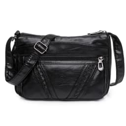 Fashion All-match Solid Color Messenger Bag High Capacity Womens Shoulder Bags 2021 New High Quality Pu Leather Women Handbag