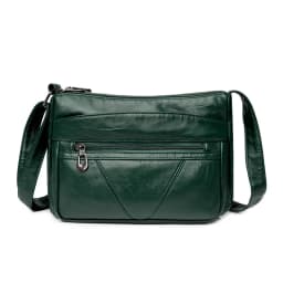 Fashion All-match Solid Color Messenger Bag High Capacity Womens Shoulder Bags 2021 New High Quality Pu Leather Women Handbag