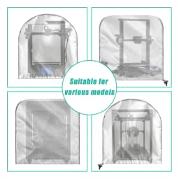 3D Printer Enclosure, Covers Soundproof Dustproof Heating Tent for 3D Printing Room Compatible with Ender 3