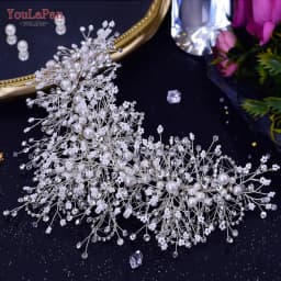 YouLaPan HP399 Vintage Bridal Crown And Tiara Shining Crystal Wedding Headband Bridal Hair Accessories Luxury Wedding Jewelry