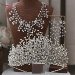 YouLaPan HP399 Vintage Bridal Crown And Tiara Shining Crystal Wedding Headband Bridal Hair Accessories Luxury Wedding Jewelry
