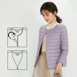 Women Liner Duck Down Jacket O-neck Variable V-neck 2024 New Female Winter Keep Warm Collarless Ultralight Quilted Puffer Coat